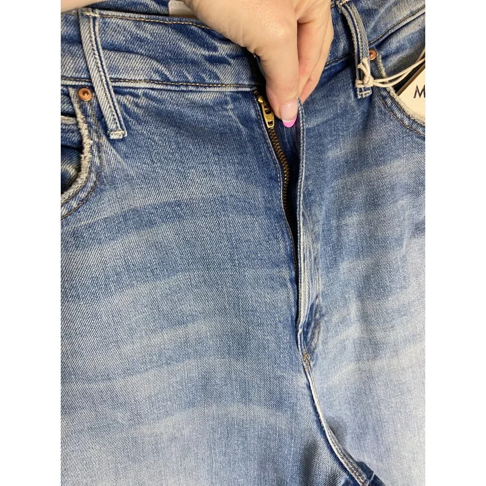 NWT Mother The Spitfire Sneak I Confess Relaxed Fit Baggy Jeans-sz 29 - Picture 9 of 14